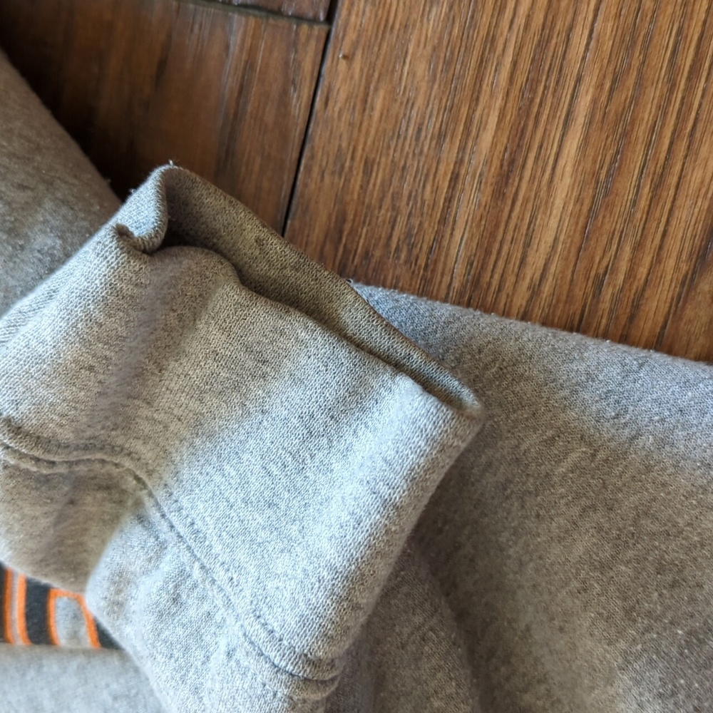 Harley-Davidson Gray and Orange Men's Hoodie Size Medium - Picture 7 of 8